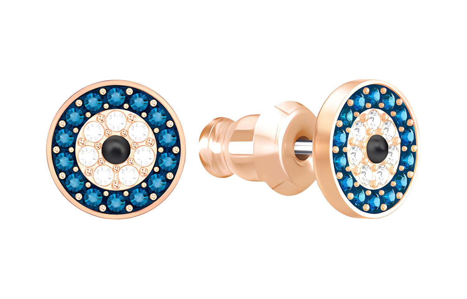 Серьги Swarovski Luckily Evil Eye Studs Blue - изображение 2