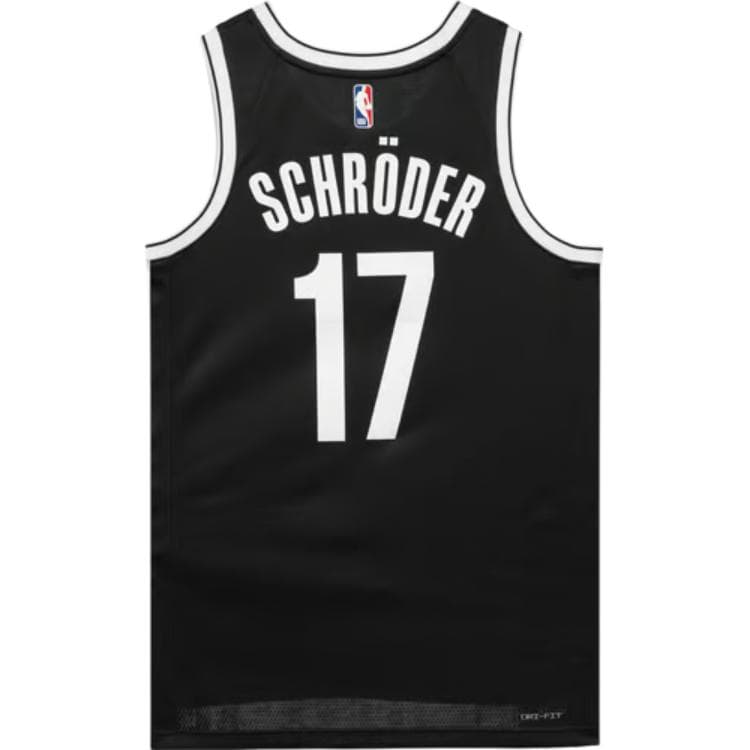 Баскетбольная майка Nike x NBA Brooklyn Nets Dri-Fit V-Neck Basketball Jersey Black - изображение 2