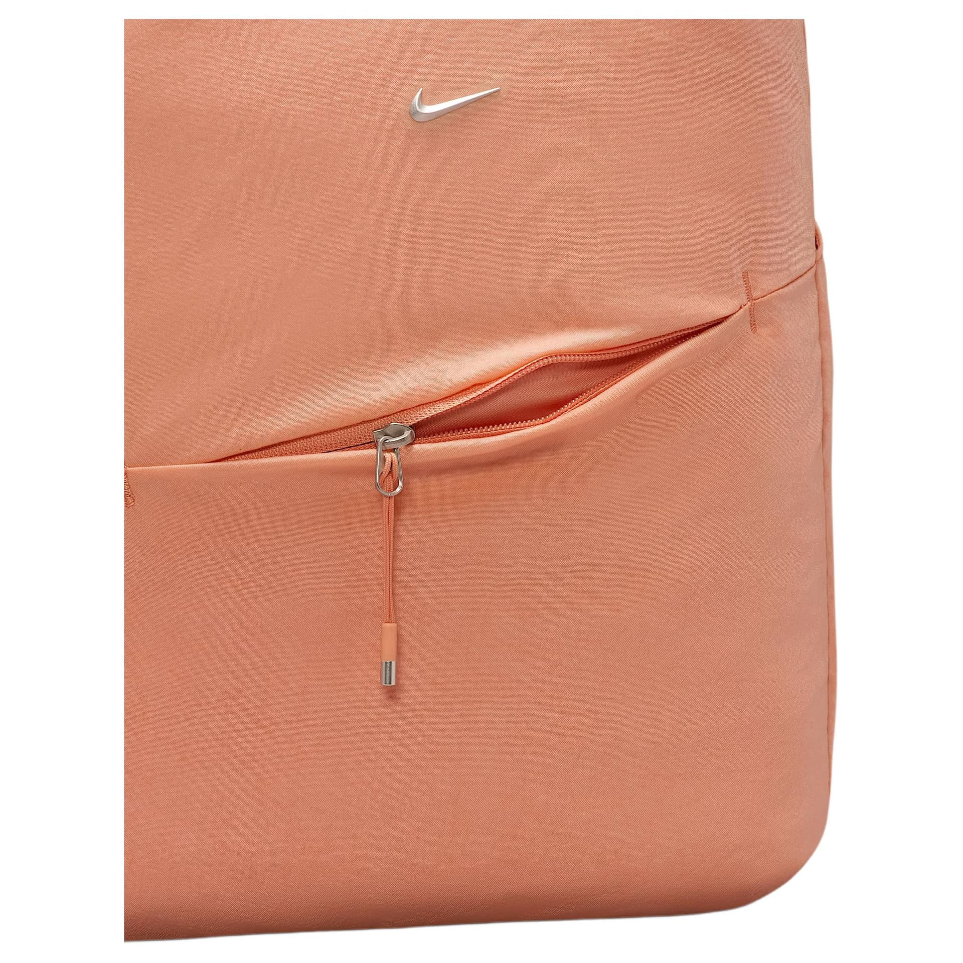 Рюкзак Nike AURA Нейлоновый Рюкзак Стандартный (Standard) Женский Абрикос Агат Матовый Серебряный - изображение 5