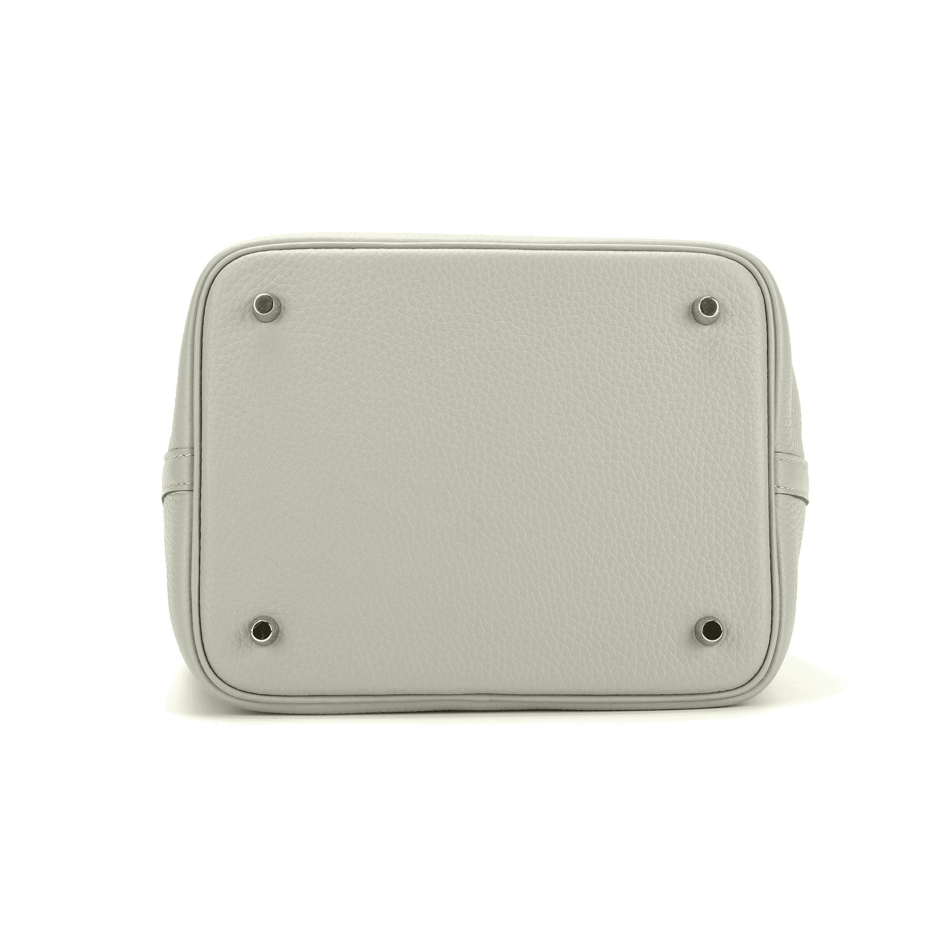 Сумка HERMES Picotin Lock 22 Clemence 0W Gris Neve - изображение 4