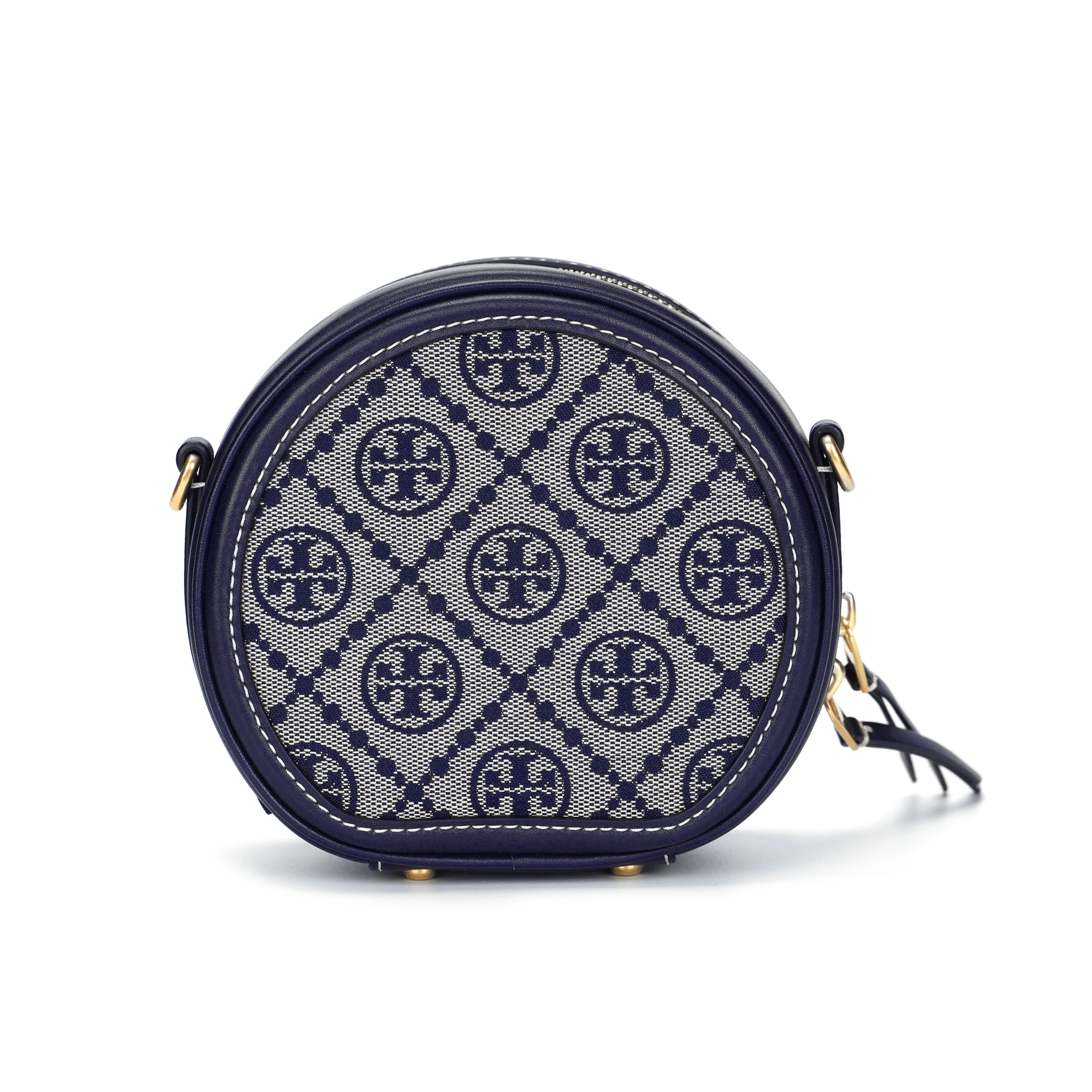 Сумка через плечо Tory Burch T Monogram Navy Mini - изображение 3