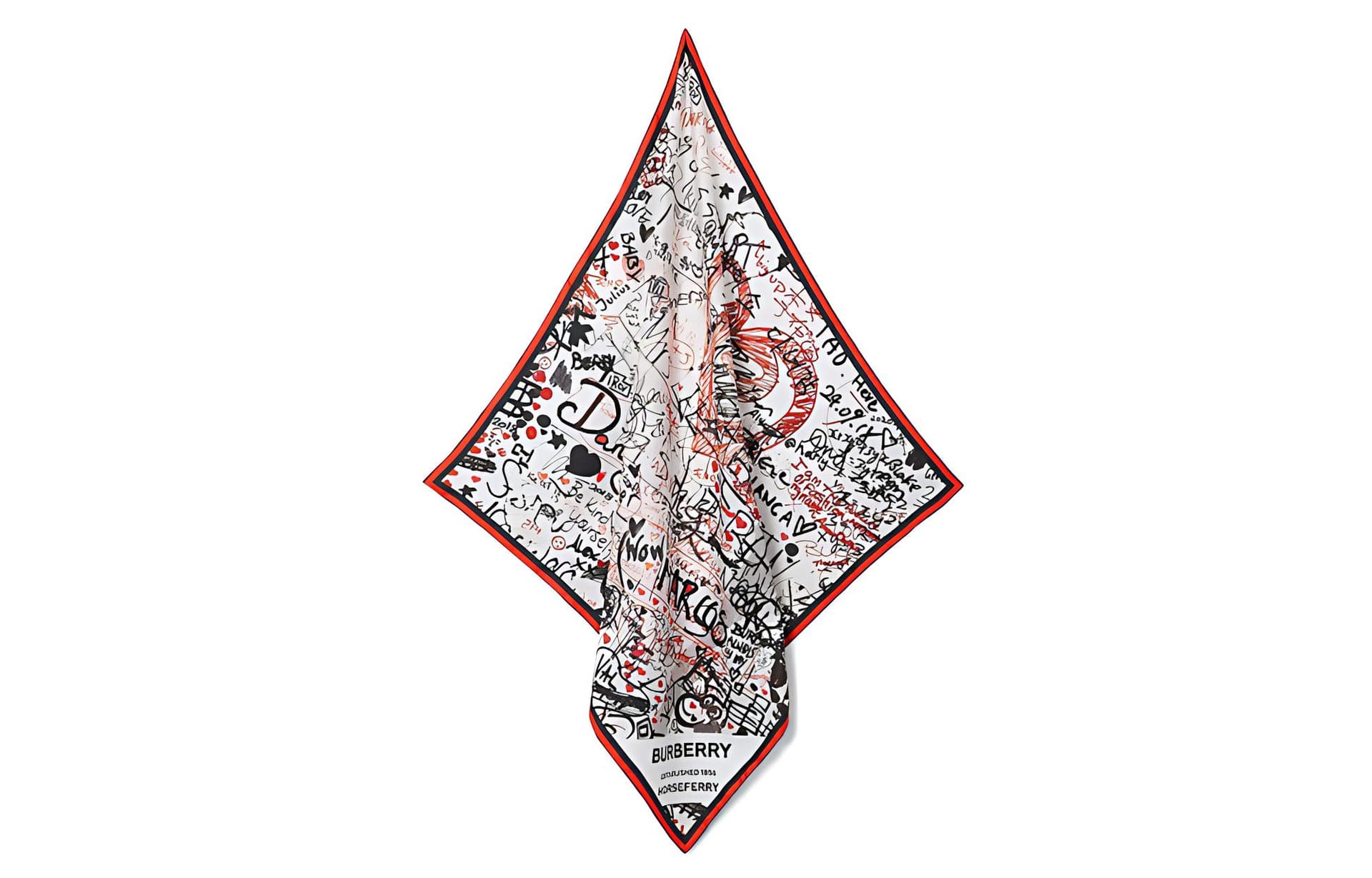 Платок Burberry logo - изображение 3