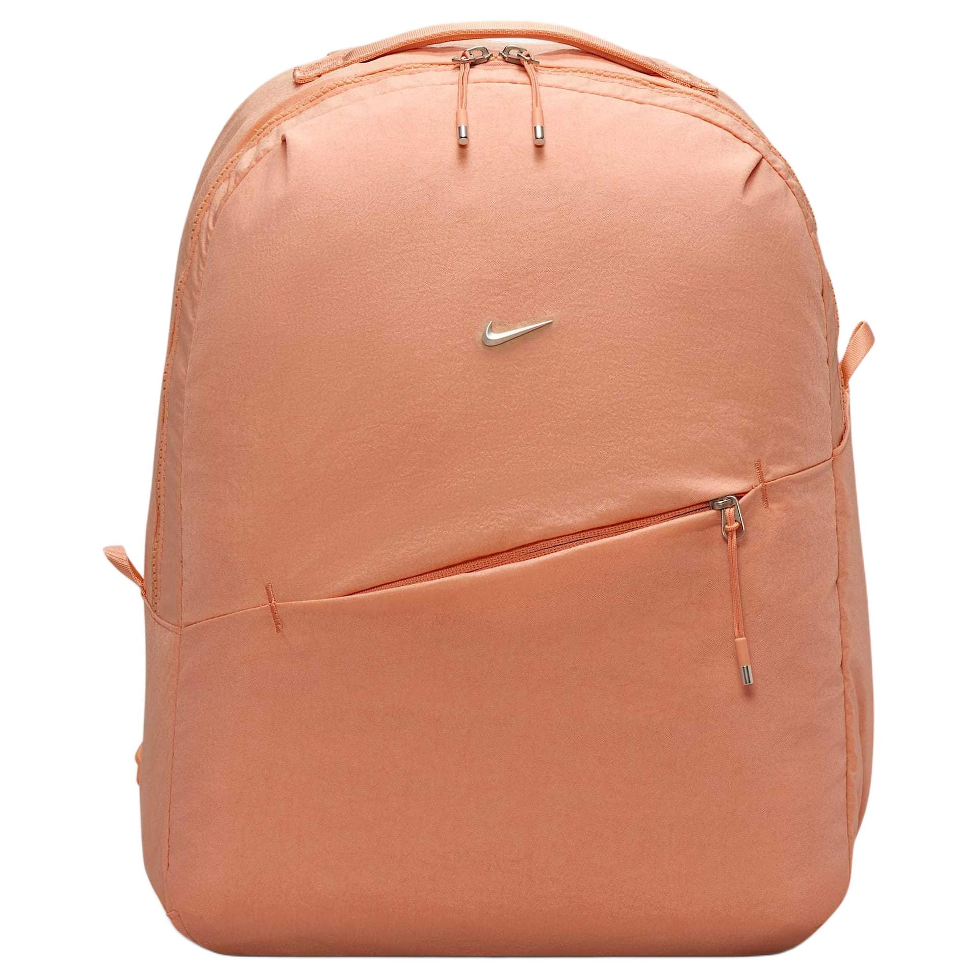 Рюкзак Nike AURA Нейлоновый Рюкзак Стандартный (Standard) Женский Абрикос Агат Матовый Серебряный - изображение 1