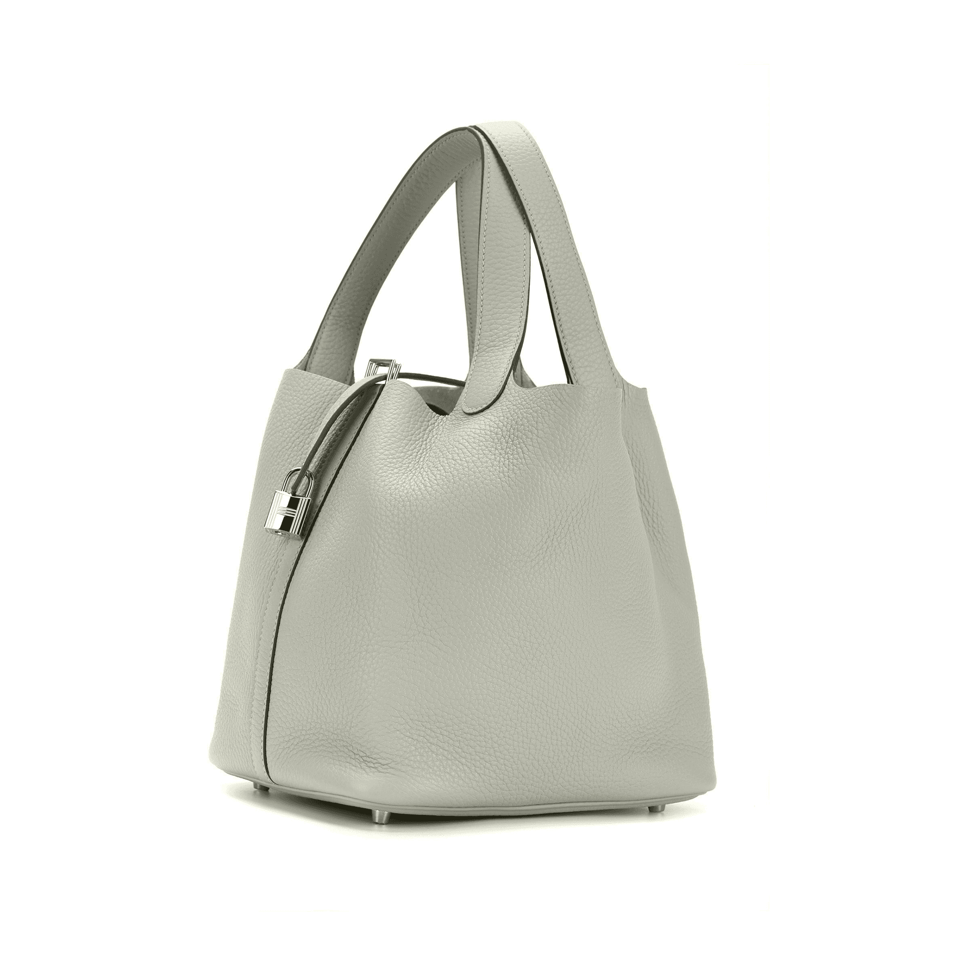 Сумка HERMES Picotin Lock 22 Clemence 0W Gris Neve - изображение 2