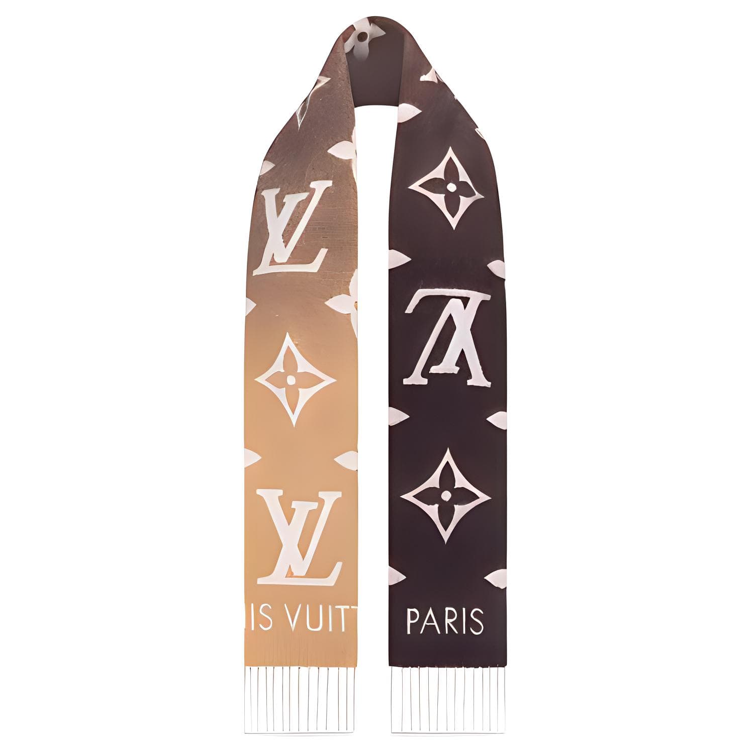 Шарф Louis Vuitton Gradient Monogram Tassel Scarf - изображение 2