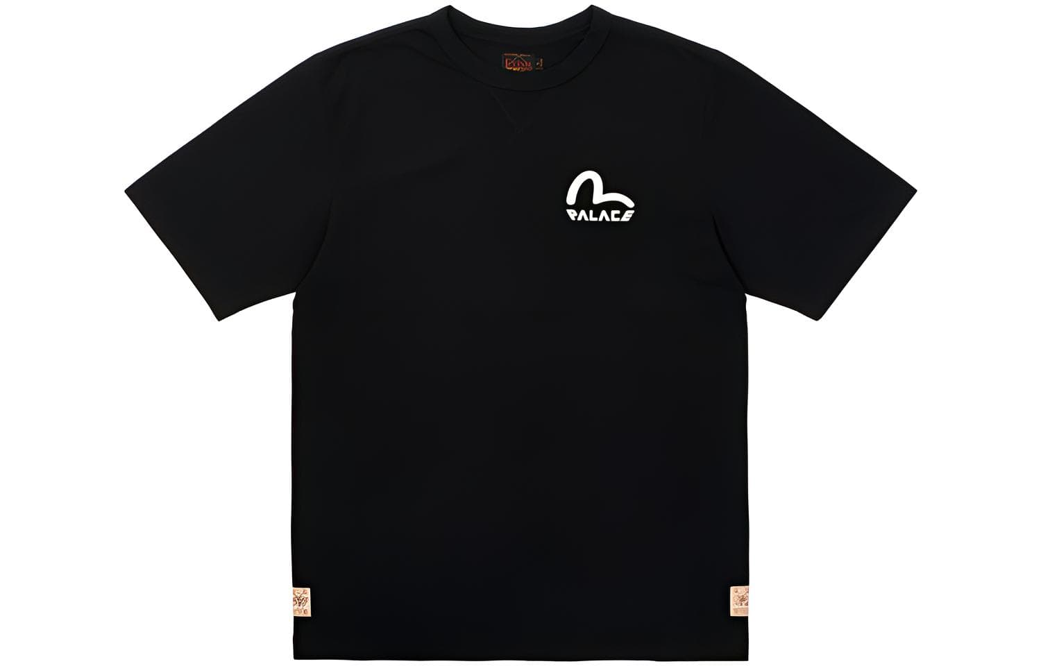 Футболка PALACE x EVISU Seagull T-Shirt Black LogoT - изображение 2