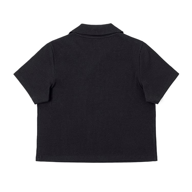 Lee SS25 Polo Pine Женское Черное - изображение 2