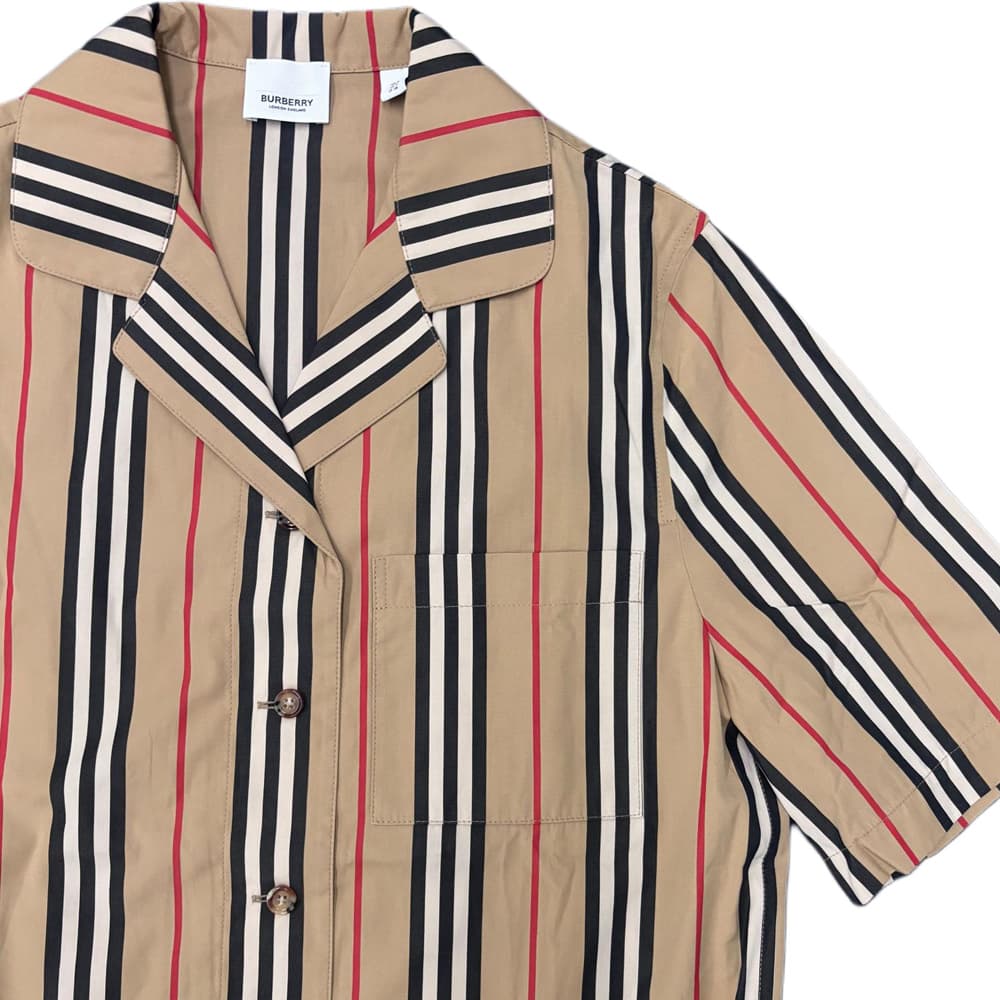 Блузка Burberry SS25 Рубашка Женская Коричневая - изображение 7