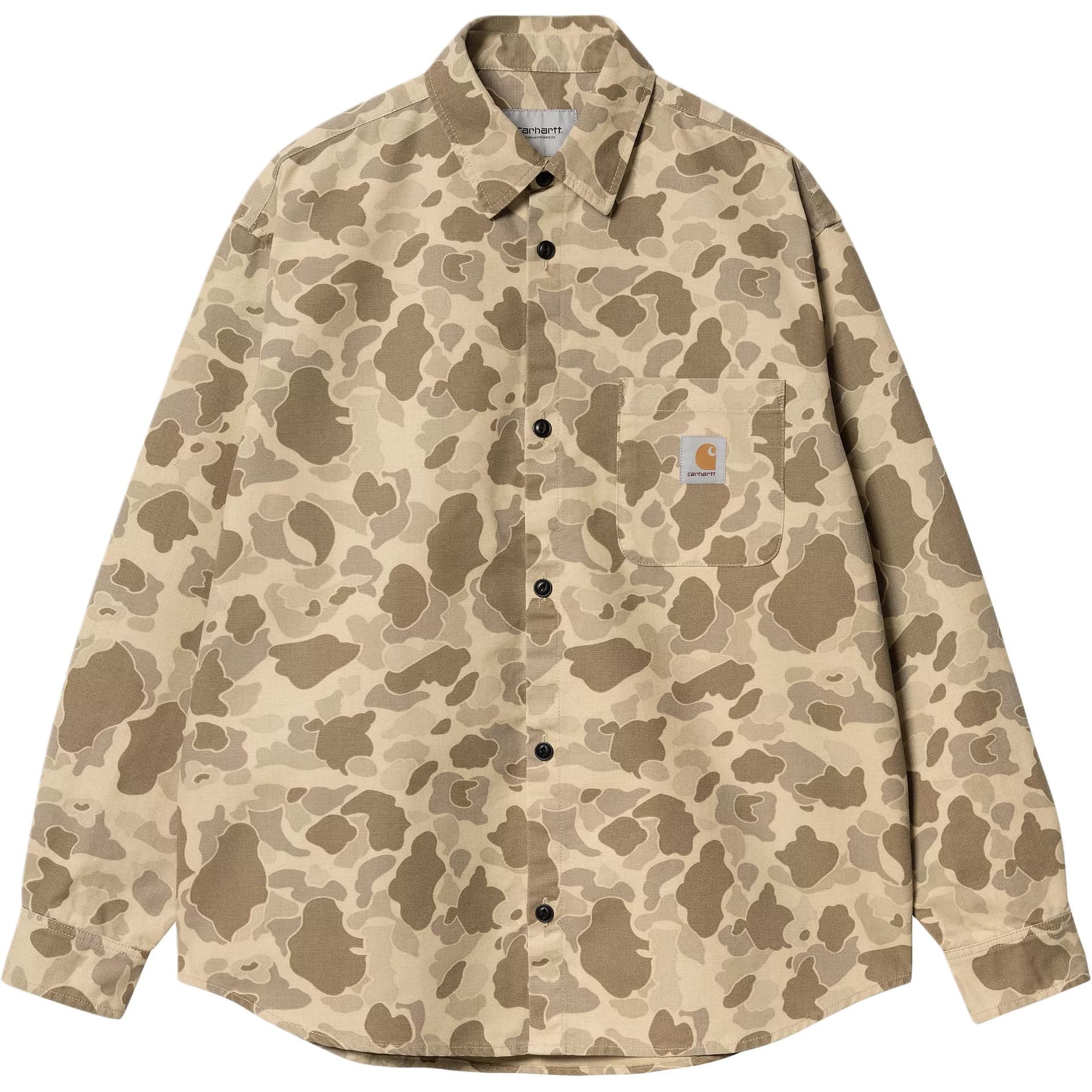 Рубашка Carhartt WIP Хаки Мужские Рубашки - изображение 1