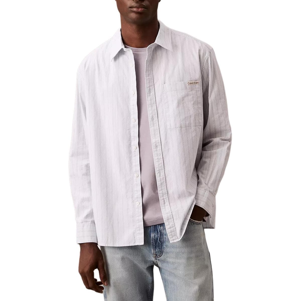 Рубашка Calvin Klein Белые Мужские Рубашки - изображение 1