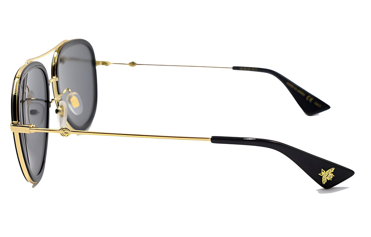 Солнцезащитные очки GUCCI Aviator Sunglasses Gold - изображение 4