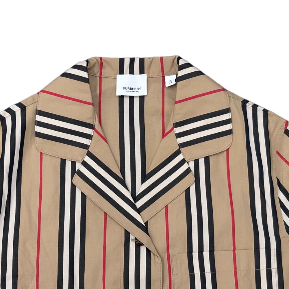 Блузка Burberry SS25 Рубашка Женская Коричневая - изображение 6