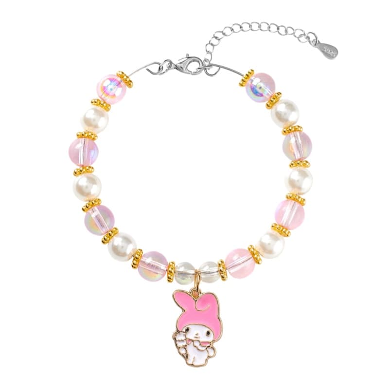 Браслет Санрио My Melody Металл Браслеты Женские Принцесса в бегах Мультяшный - изображение 1