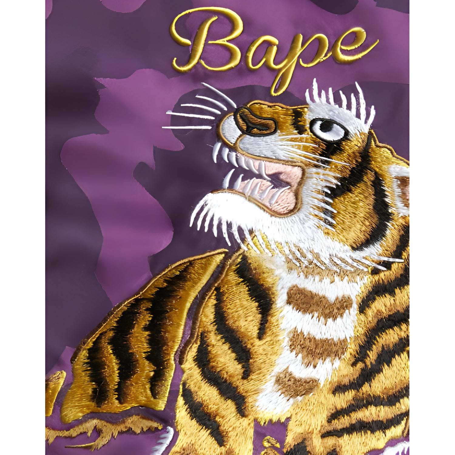 Куртка A BATHING APE BAPE Color Camo Padded China Jacket Purple - изображение 3
