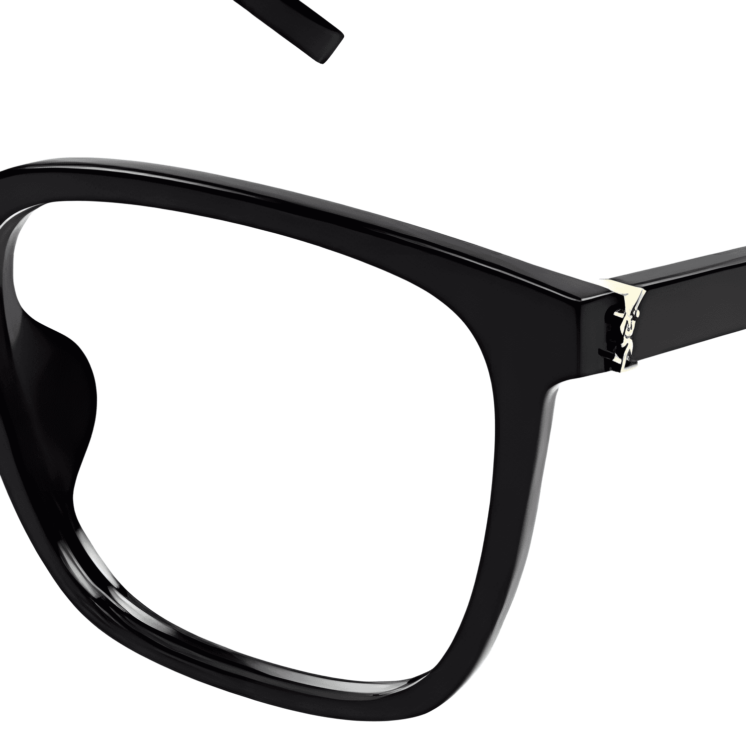 Оправа SAINT LAURENT Квадратные Оправы для Очков Женские Черные - изображение 3