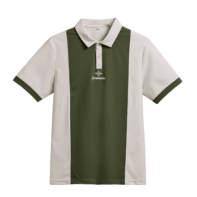 Поло Kawasaki Retro Polo Khaki Green - изображение 1