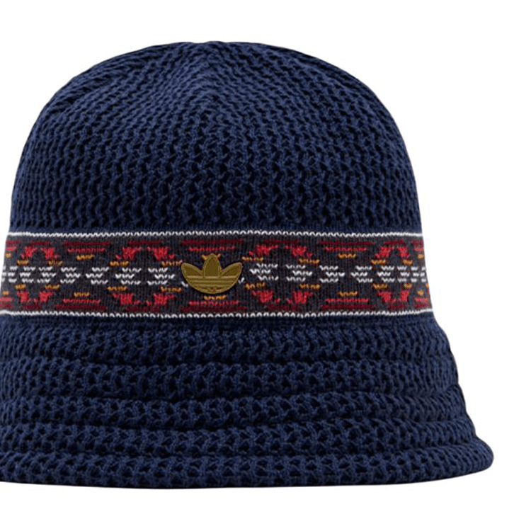 Шапка Adidas Originals Оригинальный дизайн Шапка-бини Унисекс Синяя - изображение 3