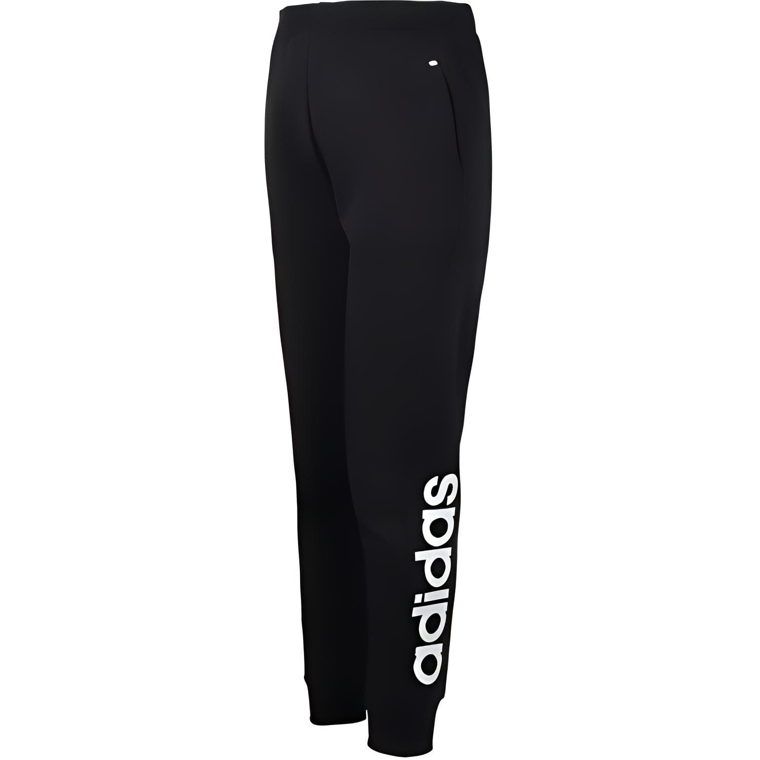 Штаны Adidas Neo Вязаные Спортивные Брюки Женские Черные - изображение 3