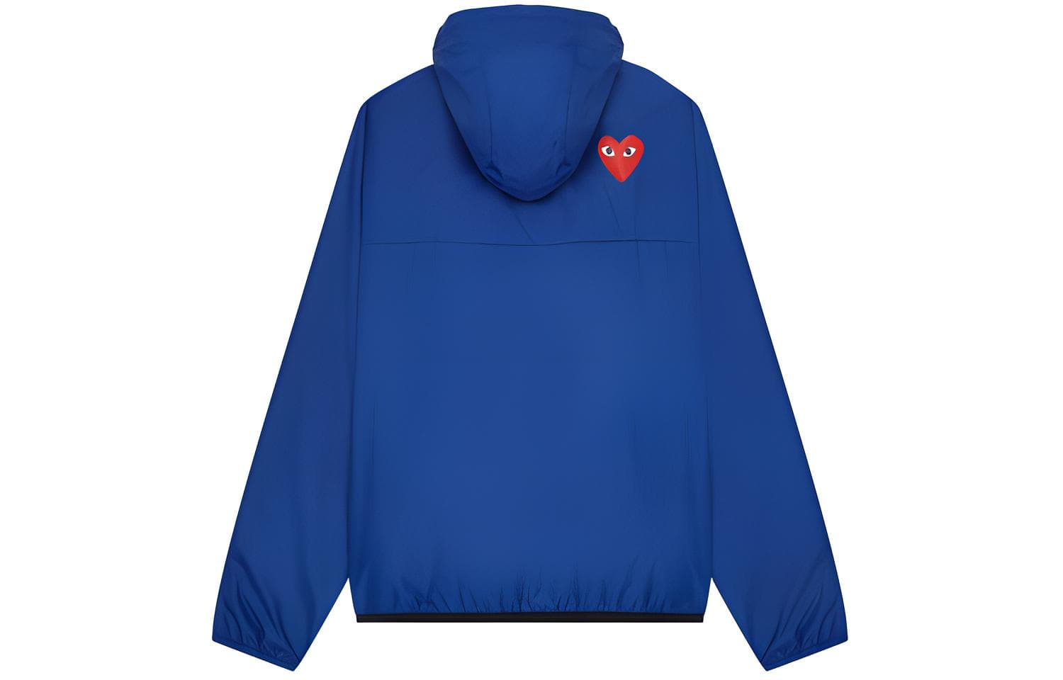 Куртка CDG Play x K-Way Half Zip Jacket Blue - изображение 2