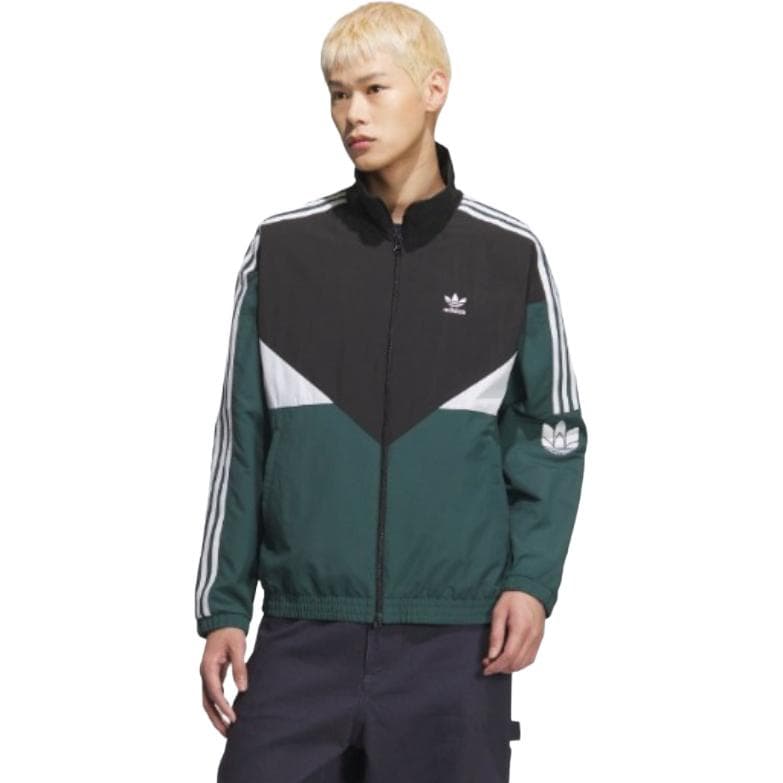 Куртка Adidas Originals Gender Neutral Куртка Унисекс Черный Зеленый Белый - изображение 3