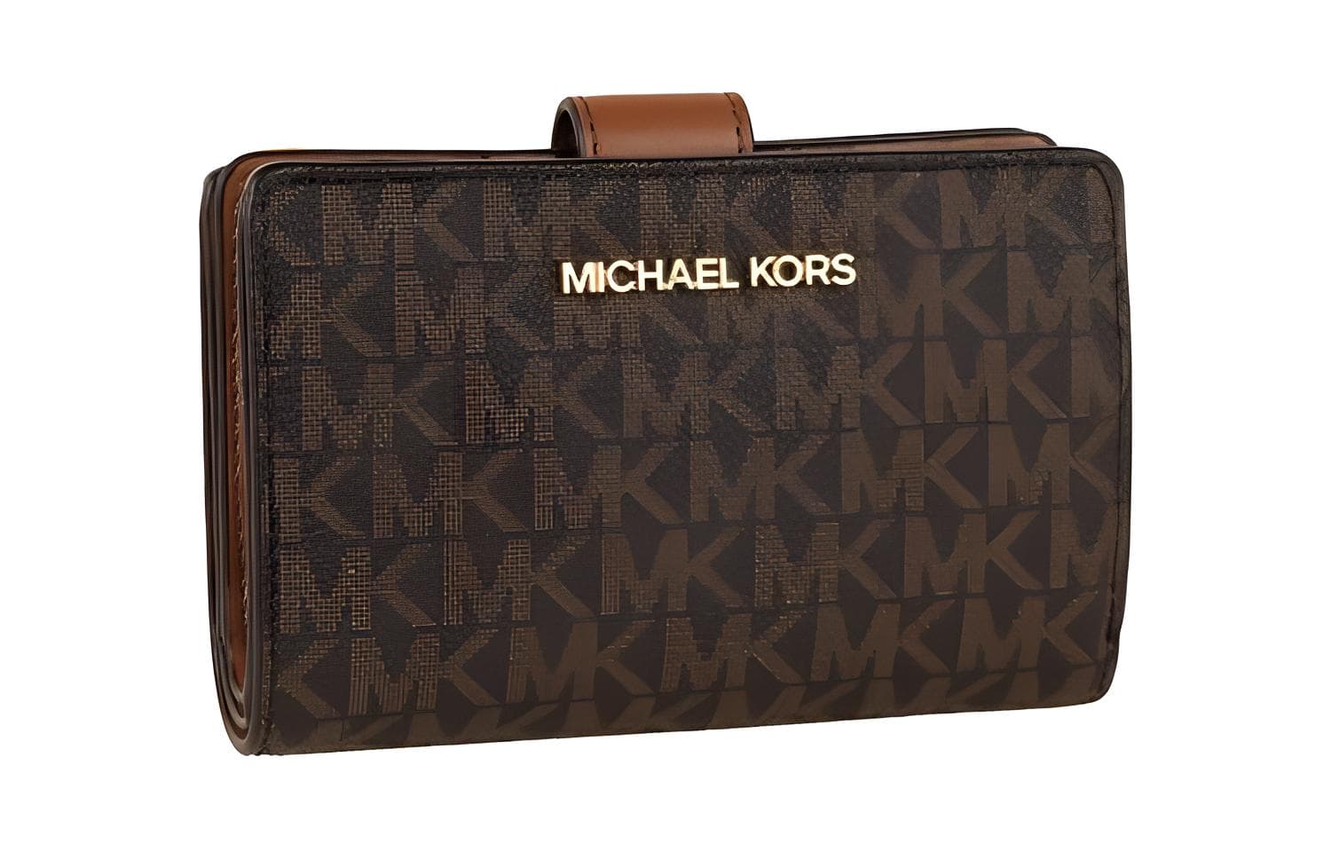 Кошелек MICHAEL KORS ПВХ (поливинилхлорид) Кожа Кошелек Женский Коричневый - изображение 2