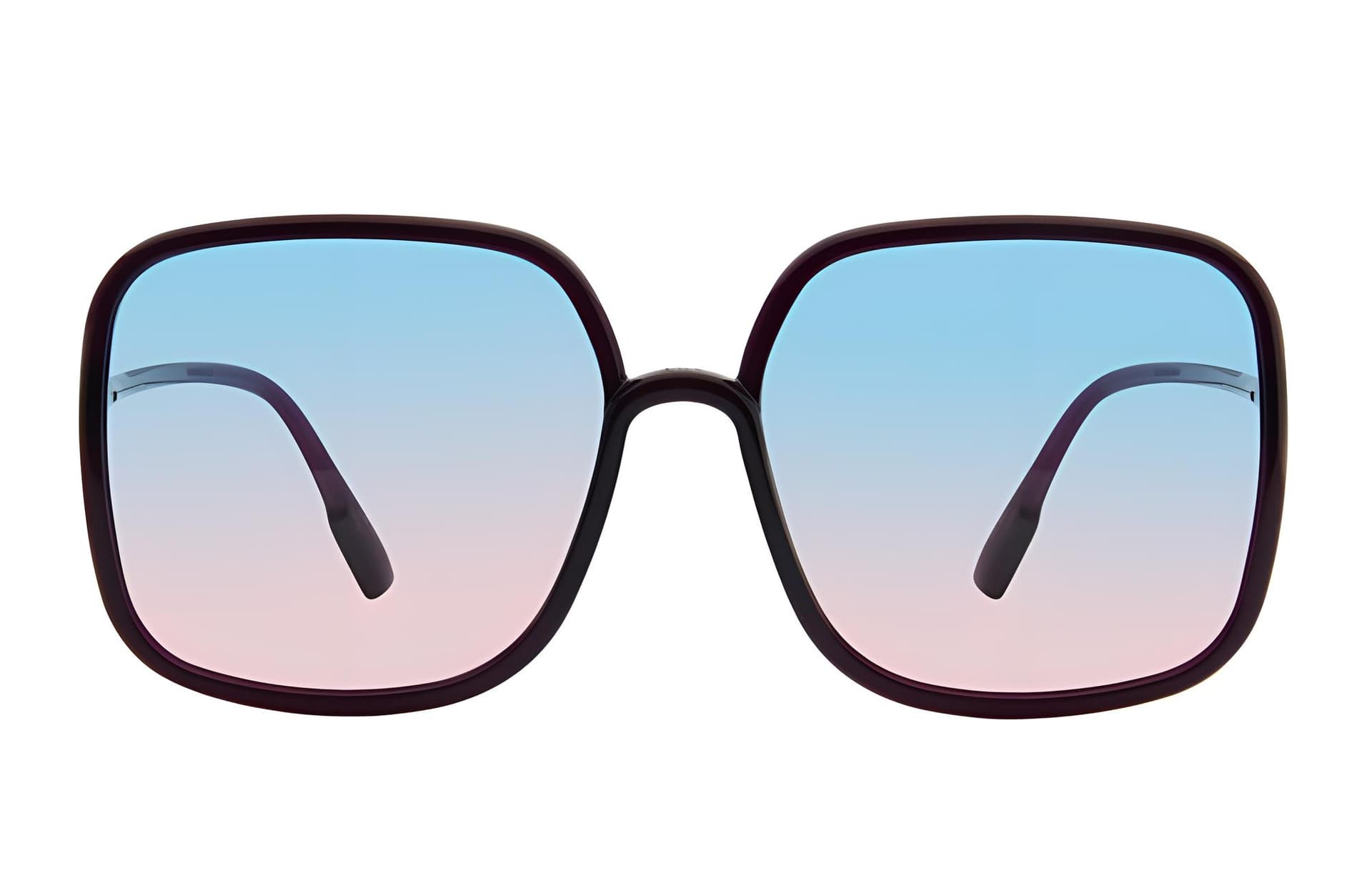 Солнцезащитные очки DIOR Square Sunglasses Purple Gradient - изображение 2