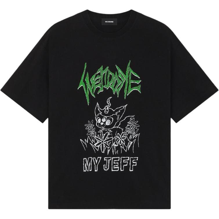 Футболка WE11DONE SS25 T-Shirt Унисекс Черный - изображение 1