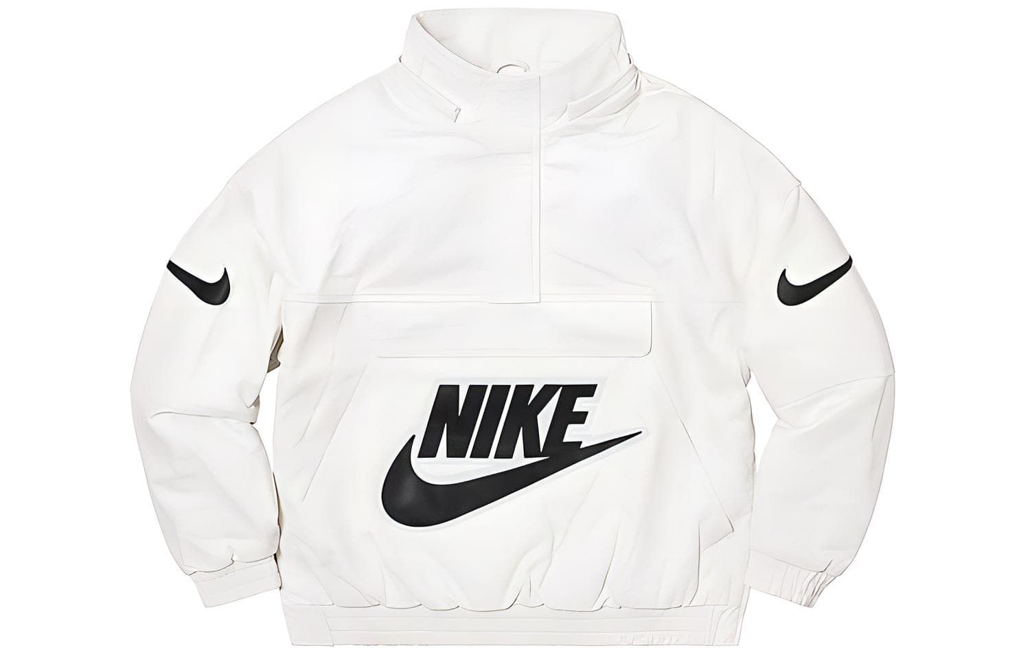 Куртка Supreme x Nike Box Logo Leather Jacket White - изображение 3