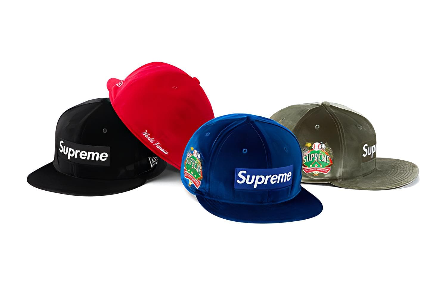 Кепка Supreme Week 13 Velour Box Logo New Era - изображение 1