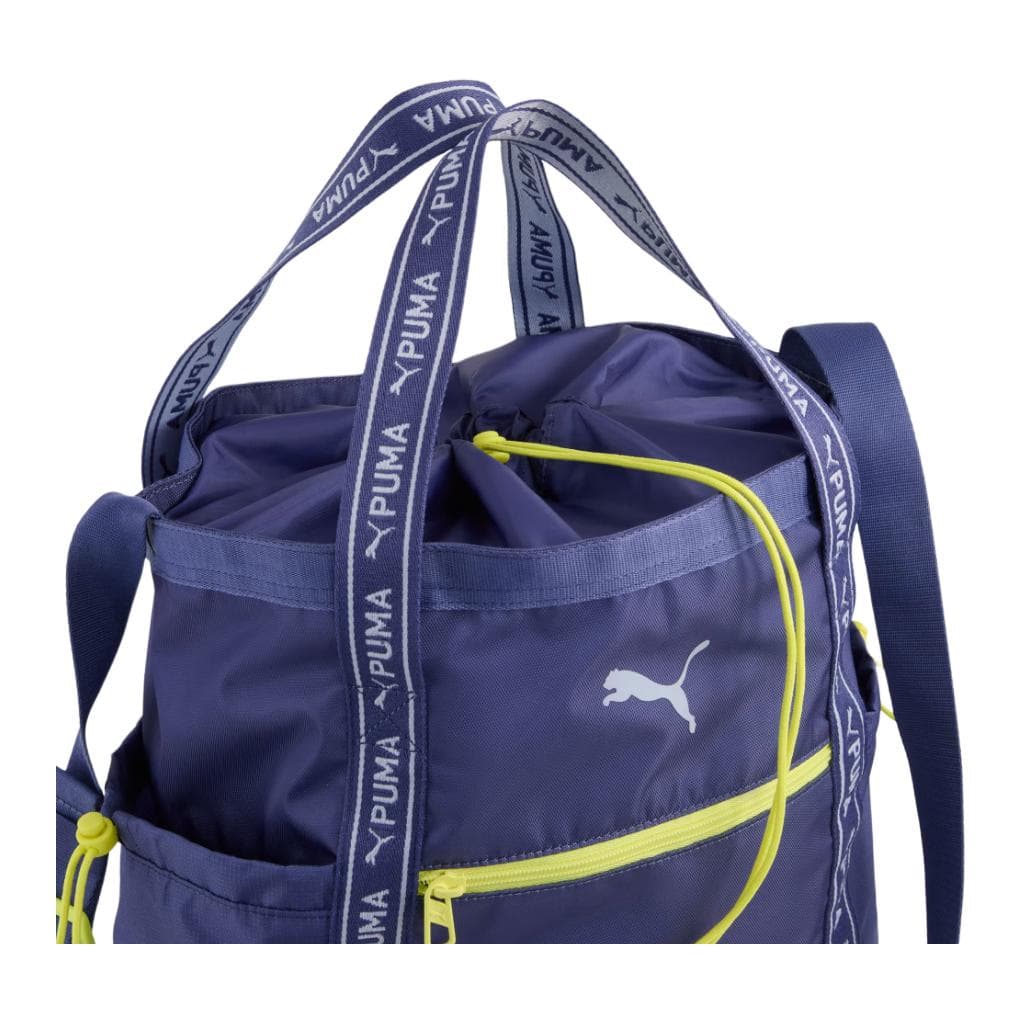 Сумка PUMA Essentials Полиэстеровая сумка-тоут сумка через плечо сумка для женщин фиолетовая - изображение 3