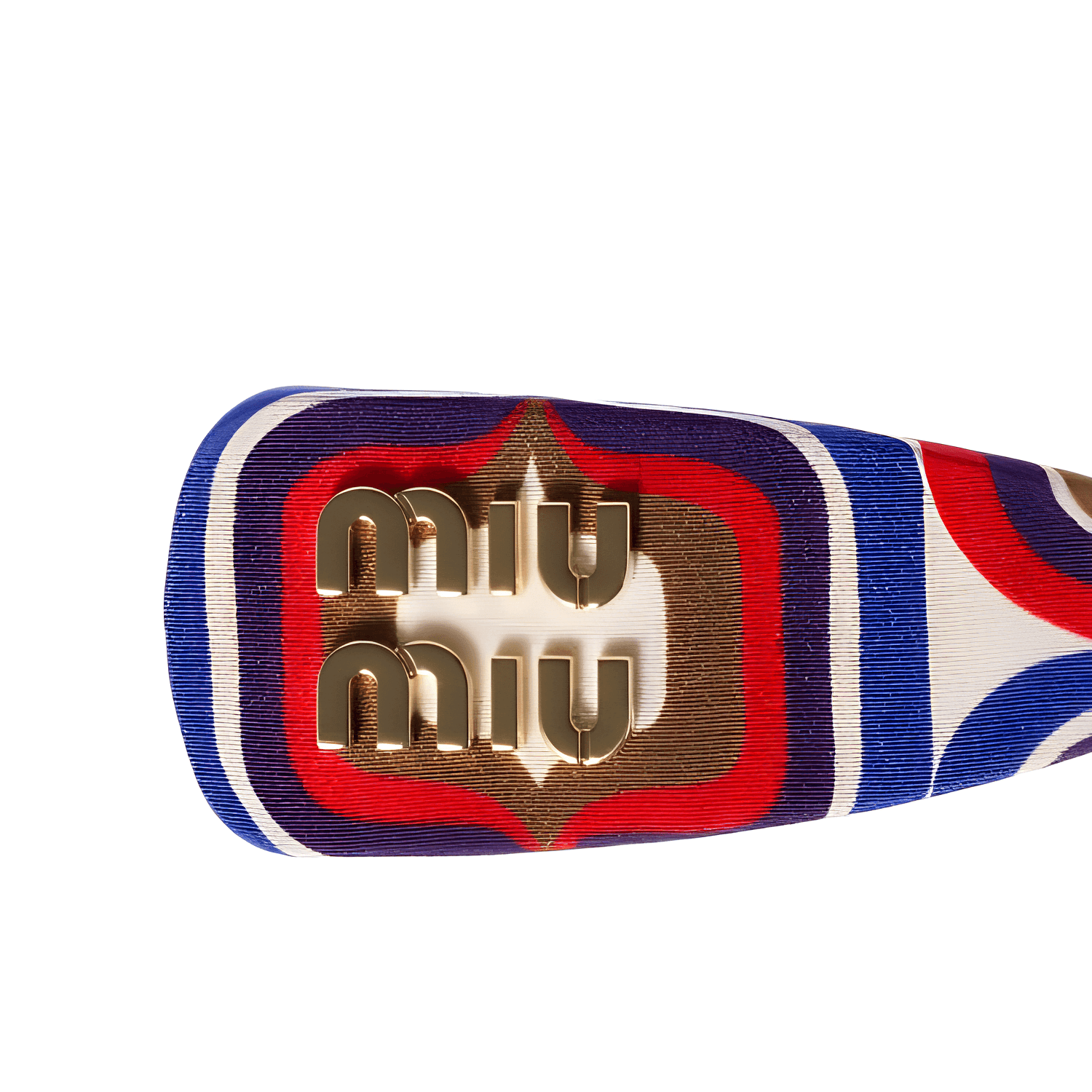 Заколка MIU MIU Оригинальный дизайн Металл Шелк Заколки для волос Женские Многоцветные - изображение 3