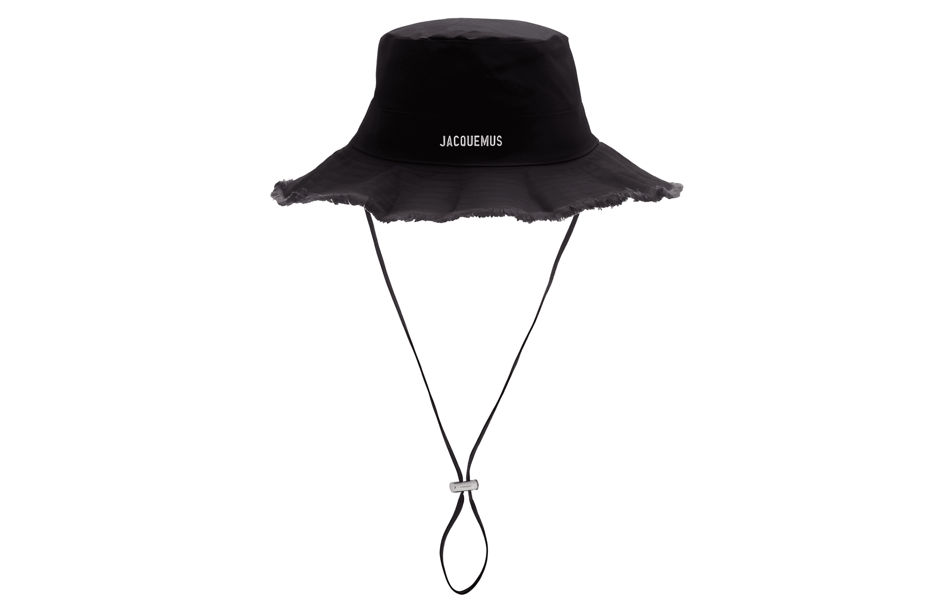 Панама Jacquemus Logo Bucket Hat Black - изображение 1