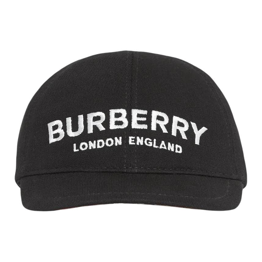 Кепка Burberry Хлопковые кепки для детей черные - изображение 1