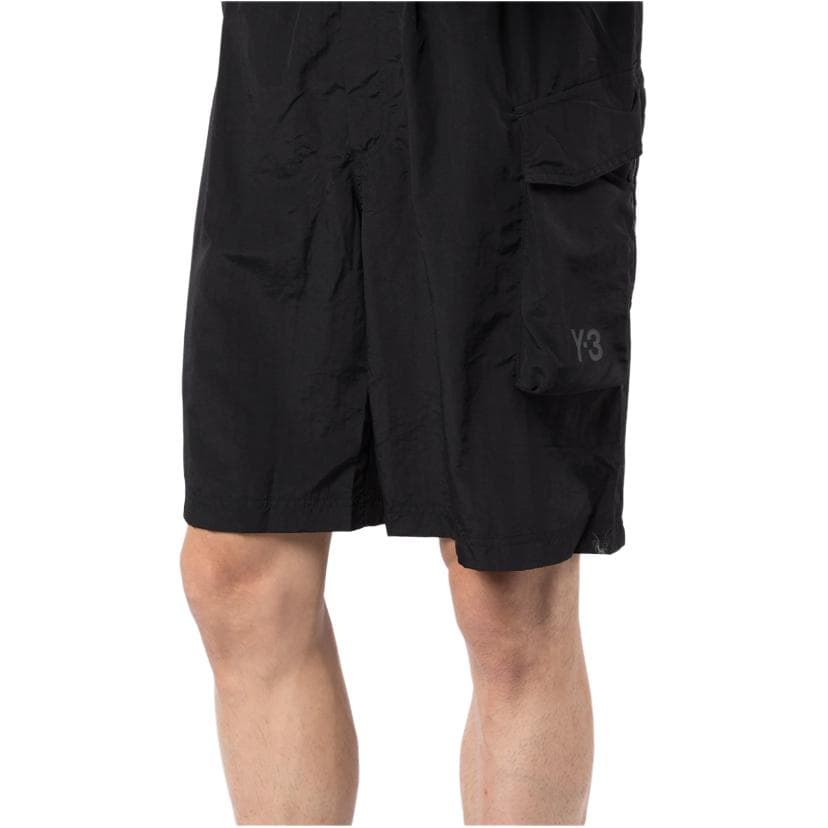 Y-3 SS22 Elastic Waist Cargo Shorts Black - изображение 5
