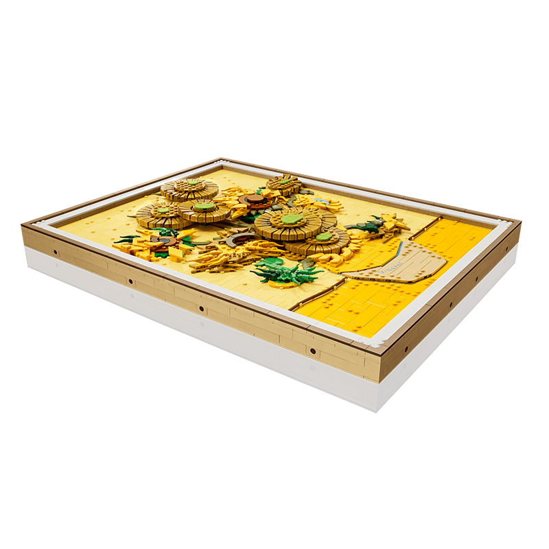 Конструктор LEGO Art Life Series FANGAOLIANMINGXILIE Подсолнух Конструкторы 2615 деталей L31215 - изображение 4