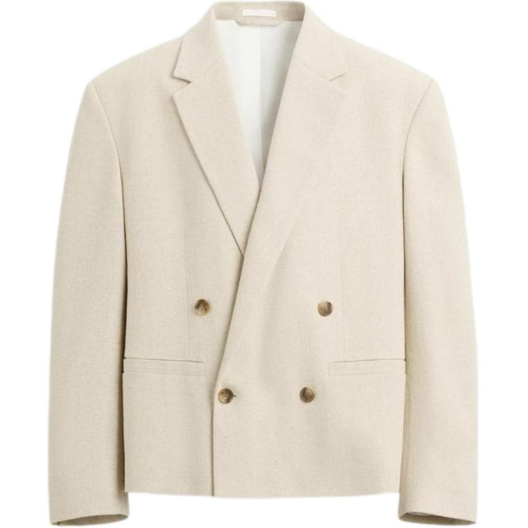 Пиджак ZARA Бизнес-костюм мужской телесный бежевый - изображение 1