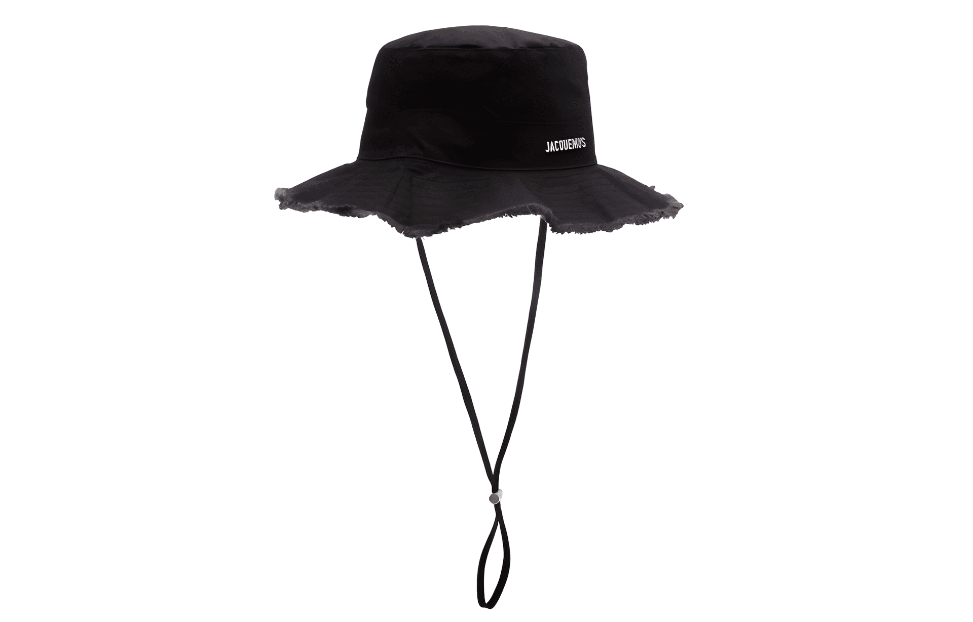 Панама Jacquemus Logo Bucket Hat Black - изображение 2