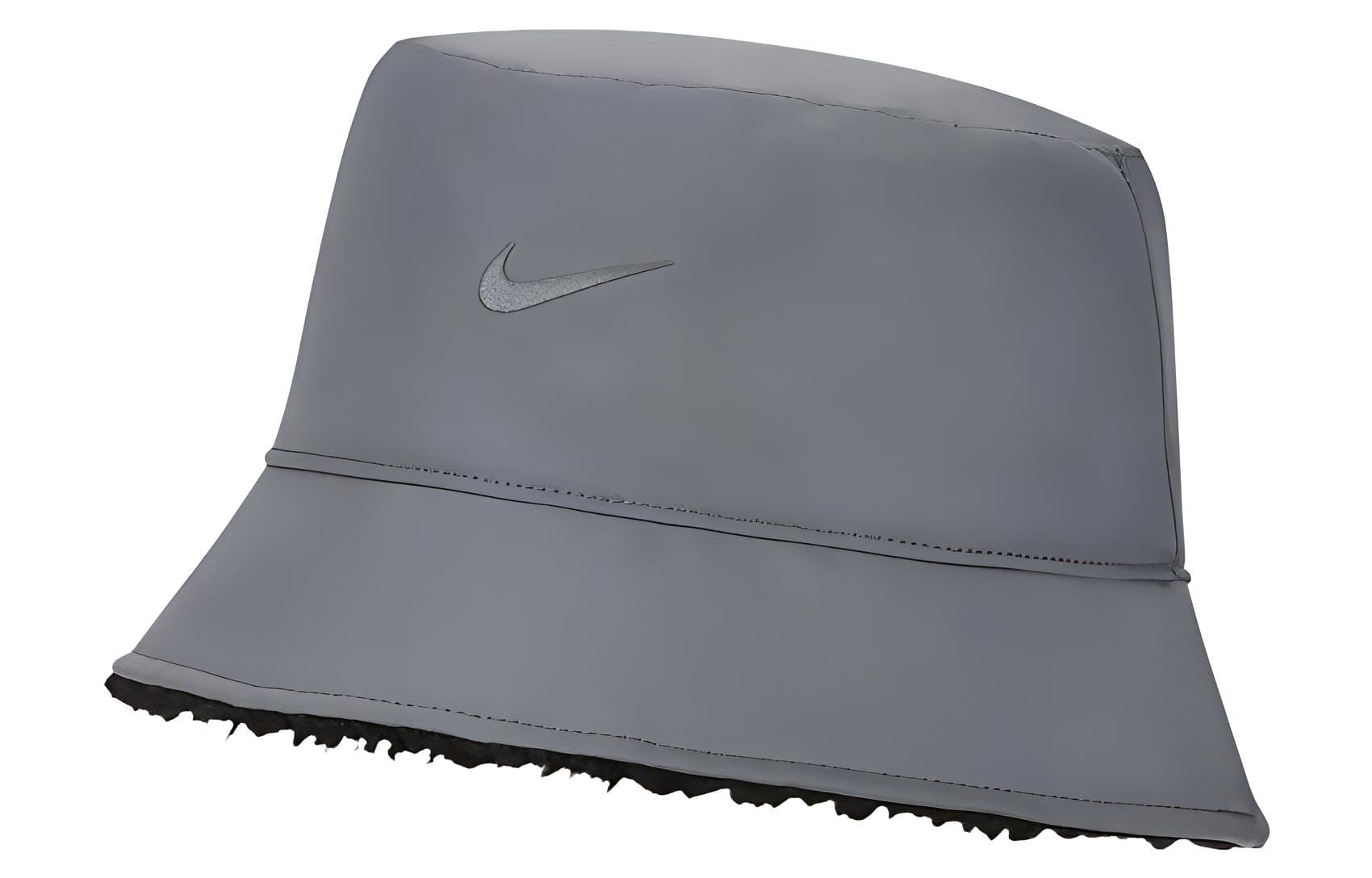 Панама Nike Reversible Fleece Bucket Hat Black/Grey - изображение 5