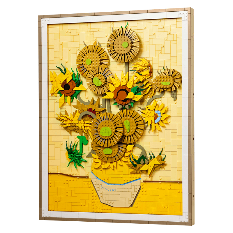 Конструктор LEGO Art Life Series FANGAOLIANMINGXILIE Подсолнух Конструкторы 2615 деталей L31215 - изображение 3