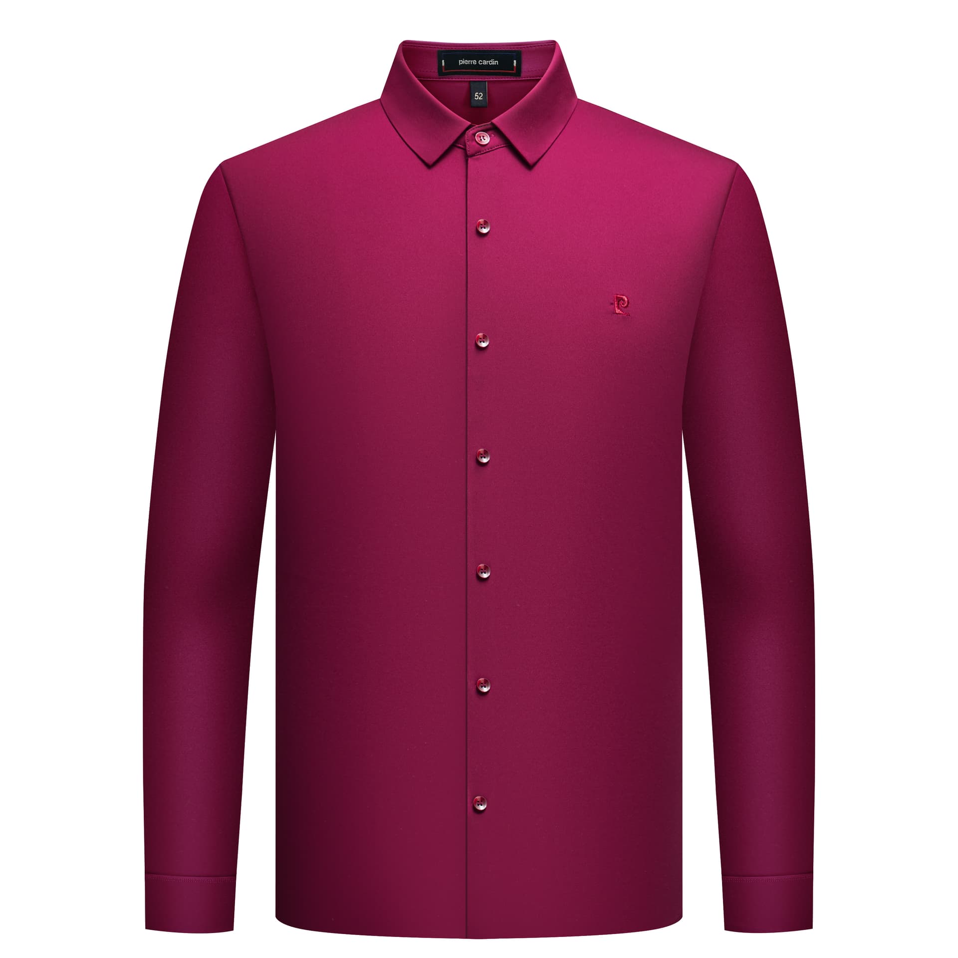 Рубашка PIERRE CARDIN Red Men's Shirts PIERRE CARDIN Красные Мужские Рубашки - изображение 1