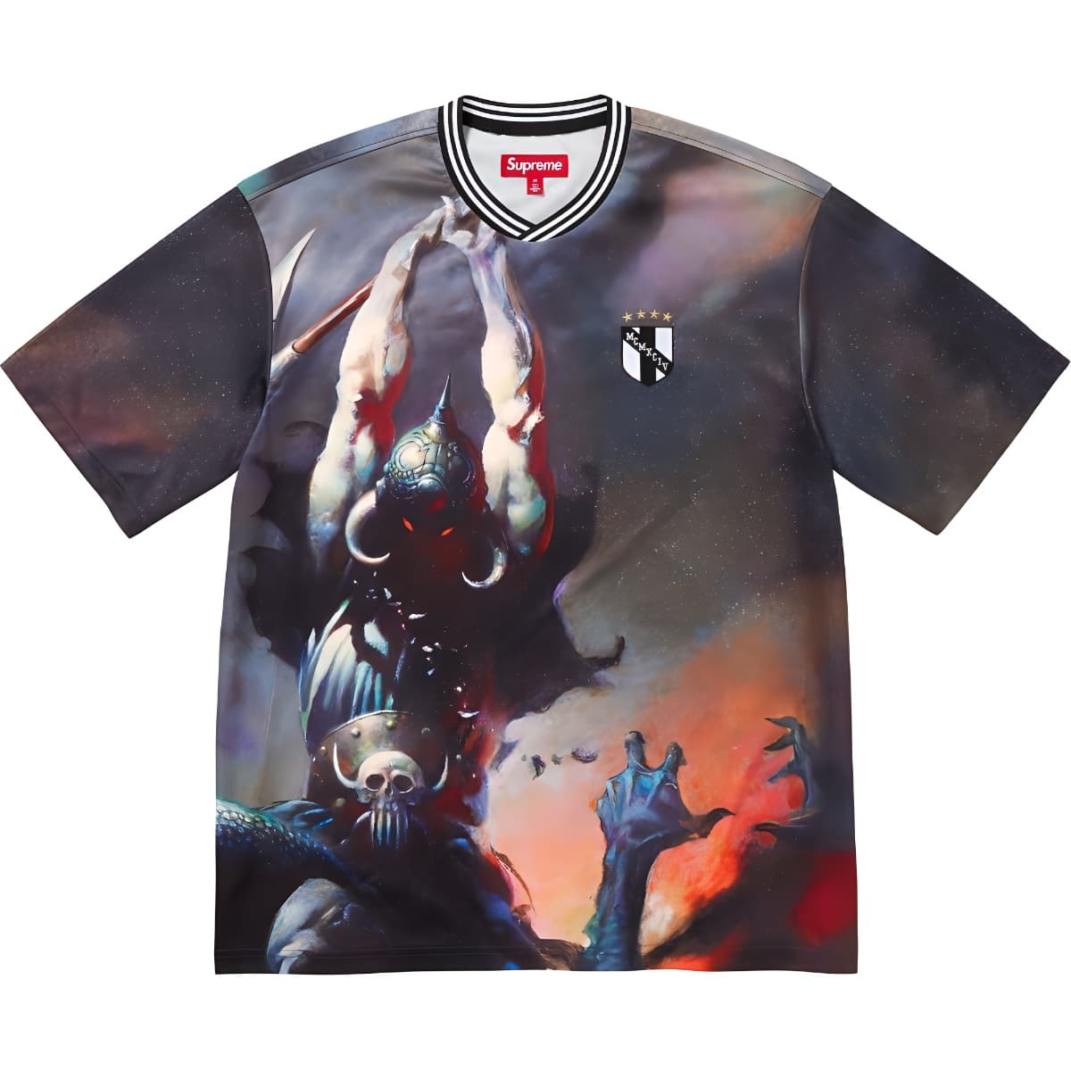 Supreme Frank Frazetta Футбольные Джерси Унисекс - изображение 2