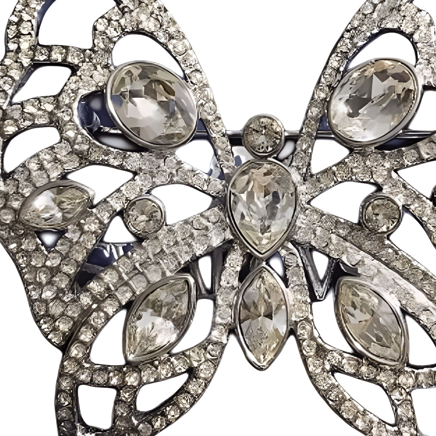 Брошь Swarovski Искусственный кристалл Броши Женские Серебряные - изображение 3