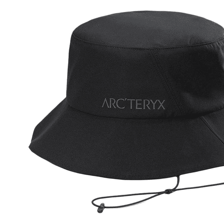 Панама Arc'teryx Полиэстер Волокно Панама Унисекс Черный Глубокий Облачно-Синий - изображение 3
