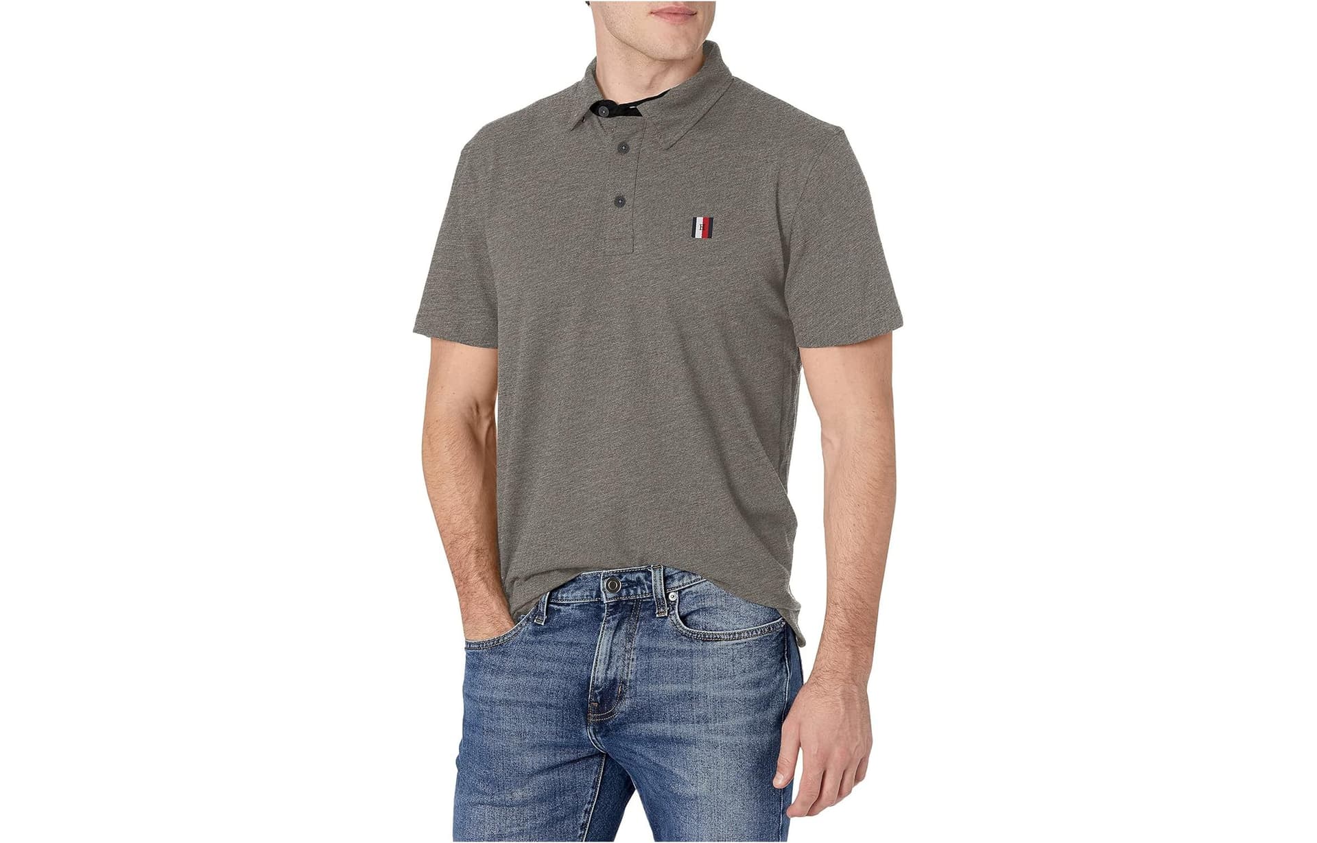 Поло Tommy Hilfiger Polo Мужское Темно-Серое - изображение 1
