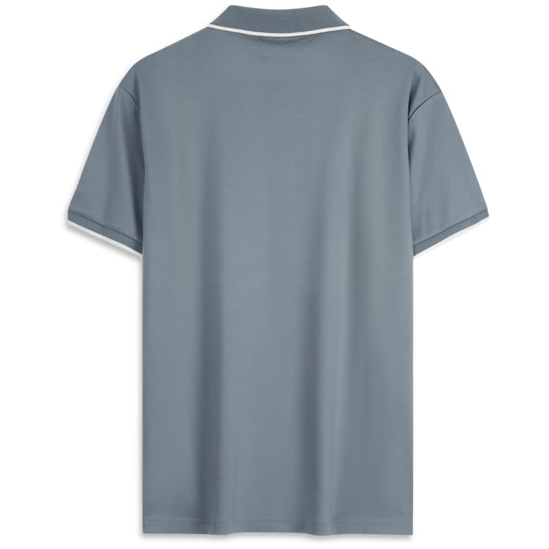 Поло Calvin Klein PN6 Cloud TRACE Gray Men's Polo - изображение 2