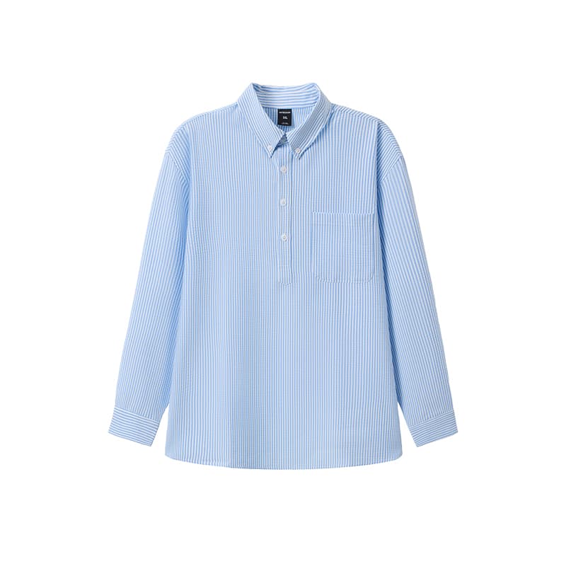Рубашка WAYNEXZAVIER Blue Men's Shirts WAYNEXZAVIER Синий Мужские Рубашки - изображение 1