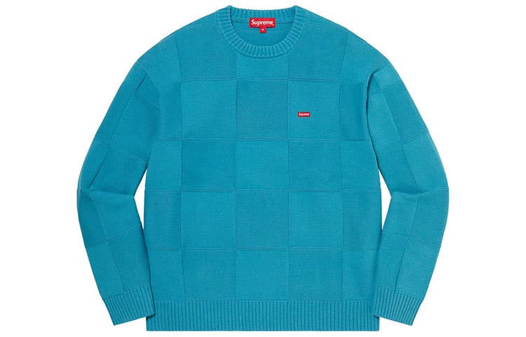 Кофта Supreme SS21 Week 6 Tonal Checkerboard Small Box Sweater - изображение 4