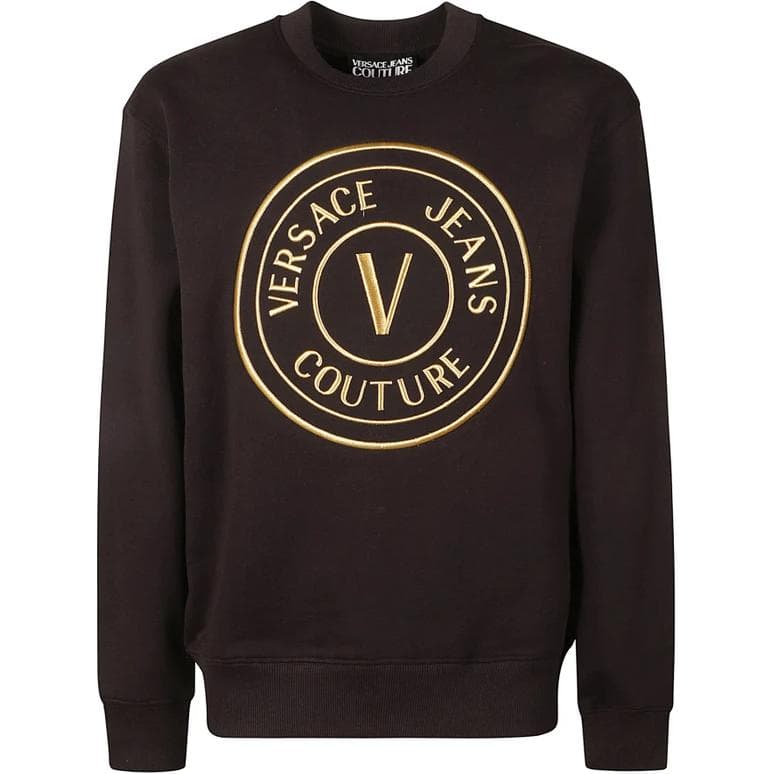 Худи VERSACE JEANS COUTURE Толстовка Мужская Черная - изображение 1