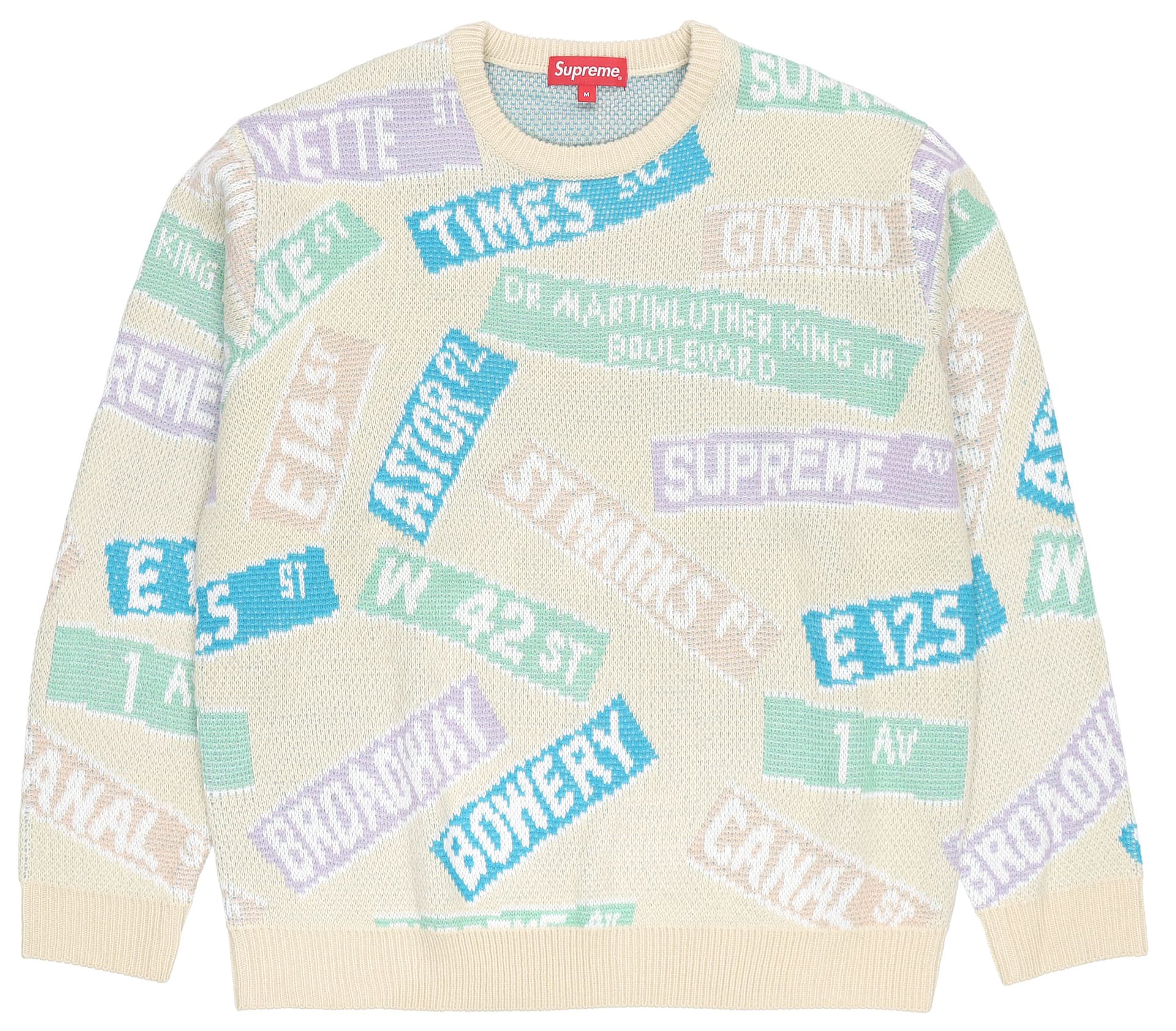 Кофта Supreme SS21 Week 1 Street Signs Sweater - изображение 1