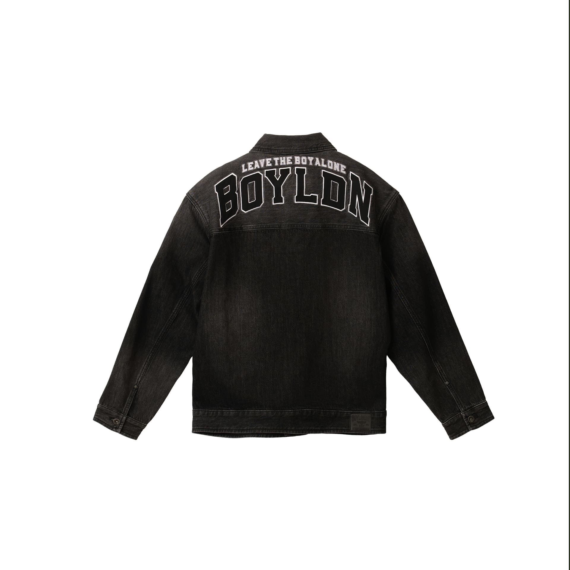 Джинсовая куртка BOY LONDON Деним Куртка Унисекс Черный - изображение 2